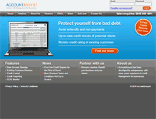 Tablet Screenshot of accountassyst.com